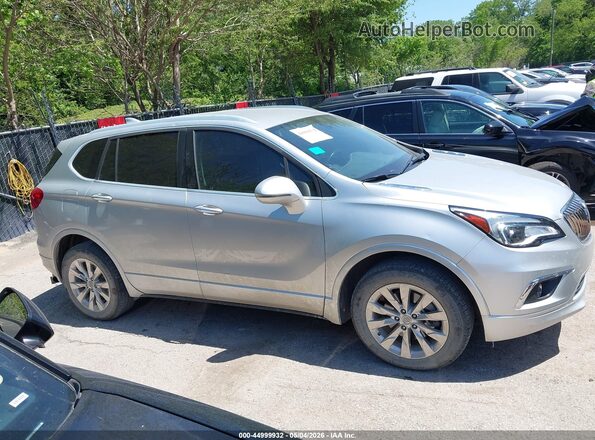LRBFX1SAXJD114078 2018 BUICK ENVISION Серебряный Вид задней части салона