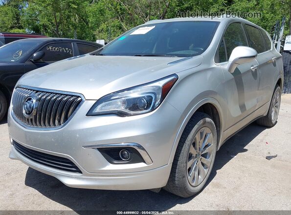LRBFX1SAXJD114078 2018 BUICK ENVISION Серебряный Передняя левая четверть