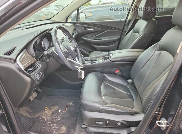 LRBFX2SA0LD102725 2020 BUICK ENVISION Black Front interior view