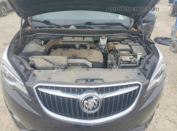 LRBFX2SA7KD101330 2019 BUICK ENVISION Black ძრავის განყოფილების ხედი