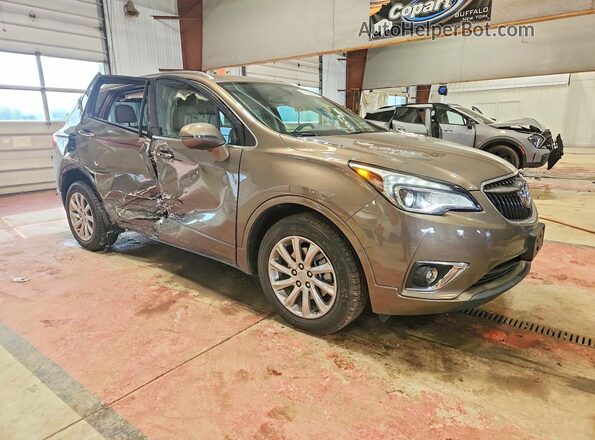 LRBFX2SAXKD025828 2019 BUICK ENVISION Tan Передня права чверть