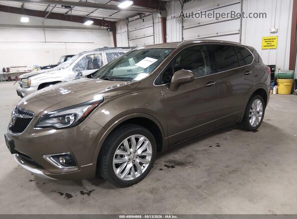LRBFX4SX2KD109836 2019 BUICK ENVISION Brown Vista tres cuartos delantera izquierda