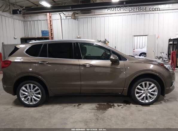 LRBFX4SX2KD109836 2019 BUICK ENVISION Brown Vista interior trasera