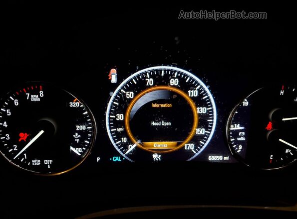 LRBFX4SX4LD209471 2020 BUICK ENVISION Белый Вид щитка приборов
