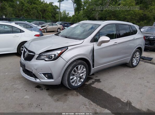 LRBFX4SX9KD087527 2019 BUICK ENVISION Silver Vista tres cuartos delantera izquierda