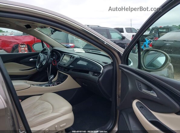 LRBFXASA1HD029270 2017 BUICK ENVISION Brown Front interior view