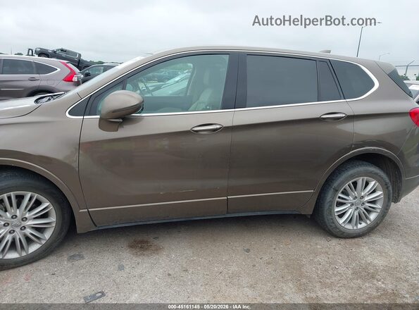LRBFXASA1HD029270 2017 BUICK ENVISION Brown 360 interior view