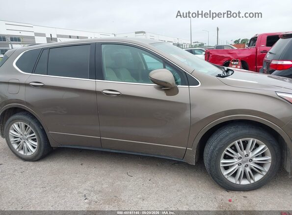 LRBFXASA1HD029270 2017 BUICK ENVISION Brown Rear interior view