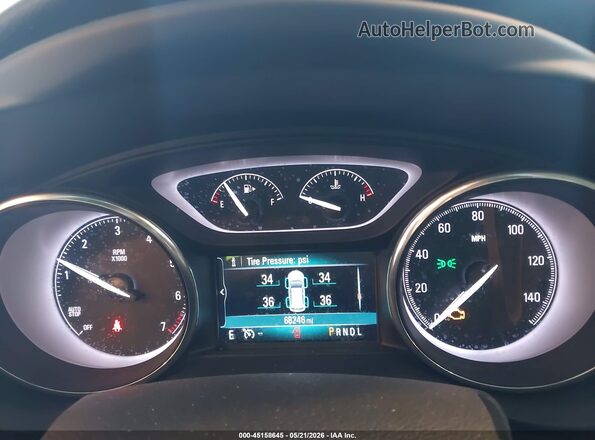 LRBFXBSA1KD141967 2019 BUICK ENVISION Red Widok tylnych siedzeń