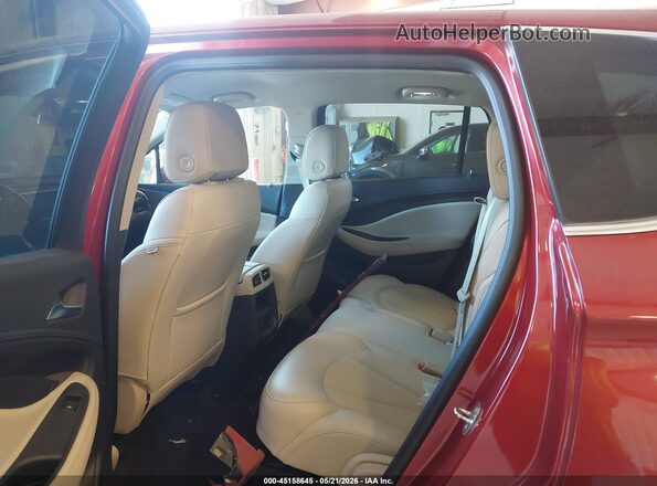 LRBFXBSA1KD141967 2019 BUICK ENVISION Red Widok naklejki z numerem VIN