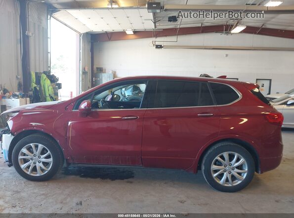 LRBFXBSA1KD141967 2019 BUICK ENVISION Red Widok wnętrza 360 stopni