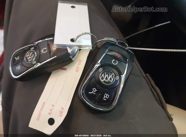 LRBFXBSA1KD141967 2019 BUICK ENVISION Red Widok deski rozdzielczej