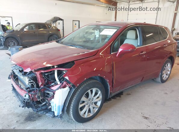 LRBFXBSA1KD141967 2019 BUICK ENVISION Red Przód lewy