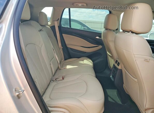 LRBFXBSA3HD128954 2017 BUICK ENVISION Silver უკანა სალონის ხედი