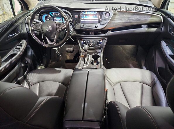 LRBFXBSA3HD235096 2017 BUICK ENVISION Белый Вид панели приборов