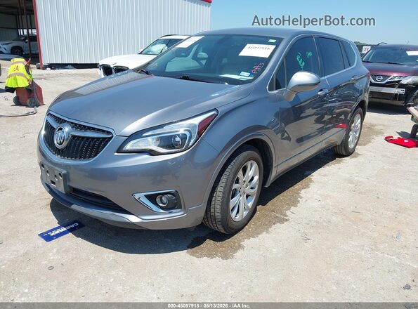 LRBFXBSA3LD193750 2020 BUICK ENVISION Gray Առջևի ձախ երեք քառորդ տեսարան