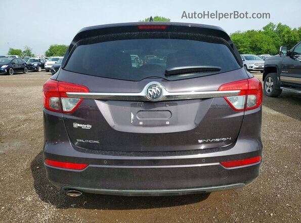 LRBFXBSA5HD031223 2017 BUICK ENVISION Gray Вид ззаду