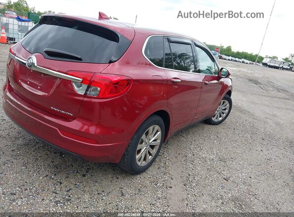 LRBFXBSA5HD121021 2017 BUICK ENVISION Red Задня права чверть