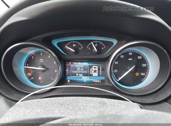 LRBFXBSA5HD121021 2017 BUICK ENVISION Red Вид задніх сидінь