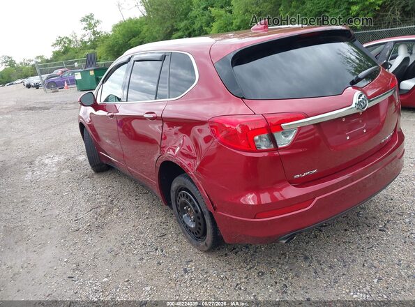 LRBFXBSA5HD121021 2017 BUICK ENVISION Red Задня ліва чверть