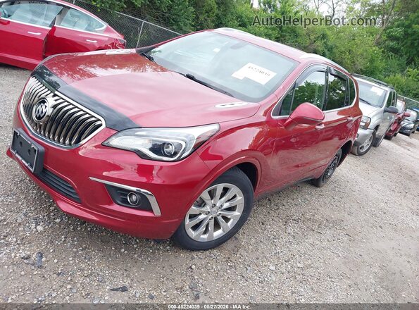 LRBFXBSA5HD121021 2017 BUICK ENVISION Red Передня ліва чверть