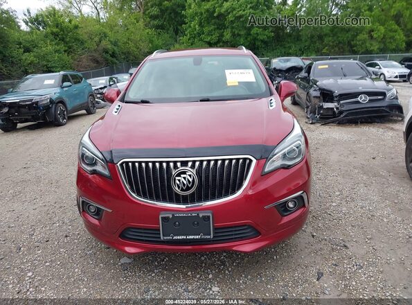 LRBFXBSA5HD121021 2017 BUICK ENVISION Red Вид щитка приладів
