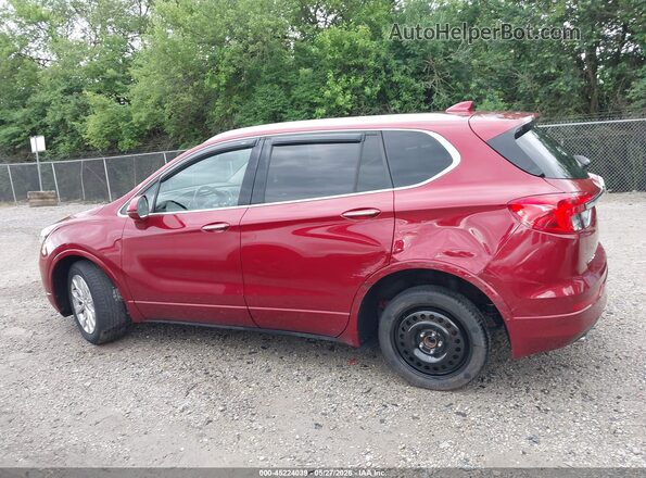 LRBFXBSA5HD121021 2017 BUICK ENVISION Red Панорамний вид салону 360°