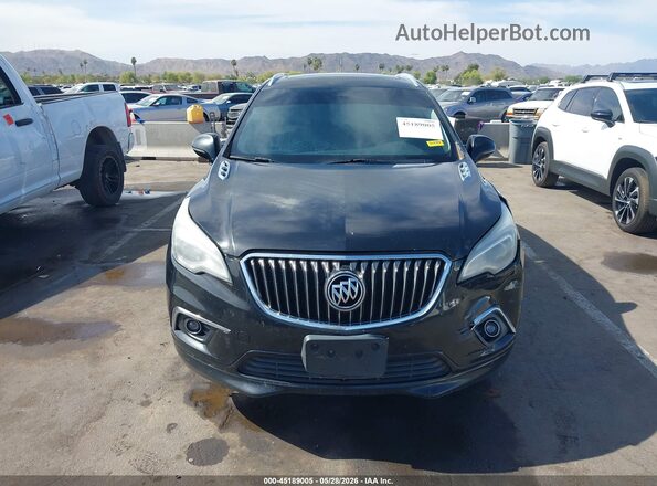 LRBFXBSA8HD053362 2017 BUICK ENVISION Black Սարքավորումների վահանակի տեսք