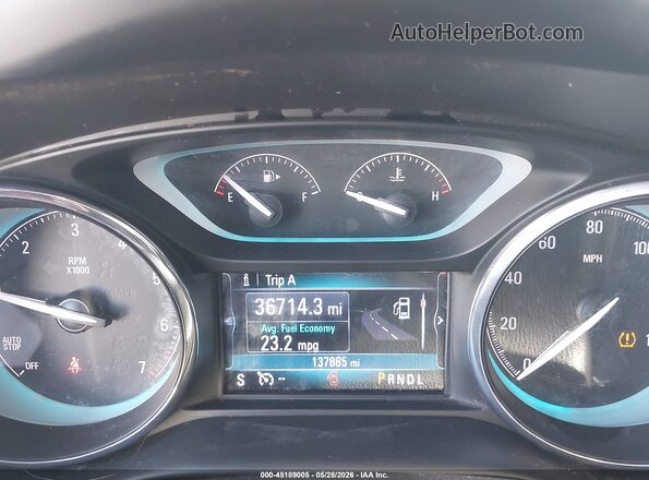 LRBFXBSA8HD053362 2017 BUICK ENVISION Black Հետևի նստատեղերի տեսք