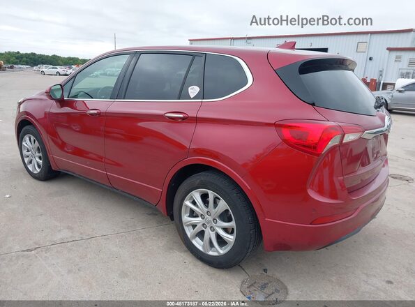 LRBFXBSA9KD017543 2019 BUICK ENVISION Brown Rear left