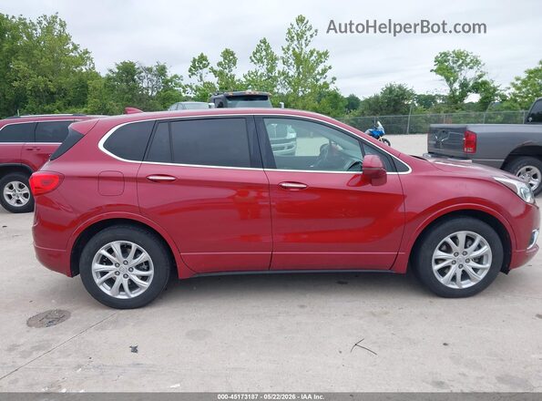 LRBFXBSA9KD017543 2019 BUICK ENVISION Brown Rear interior view