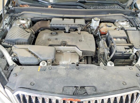 LRBFXBSAXHD093684 2017 BUICK ENVISION Silver Widok komory silnika