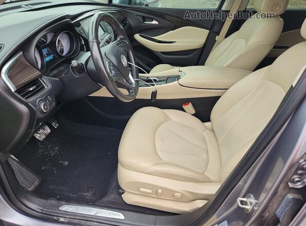 LRBFXBSAXKD018703 2019 BUICK ENVISION Серый Вид салона спереди