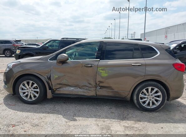 LRBFXCSA1KD018739 2019 BUICK ENVISION Beige Widok wnętrza 360 stopni