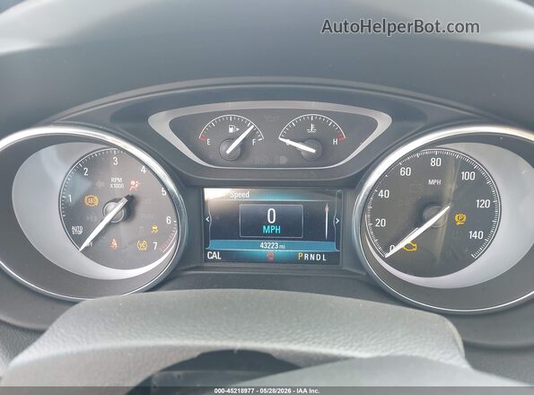LRBFXCSA1KD118937 2019 BUICK ENVISION Gray Вид задніх сидінь