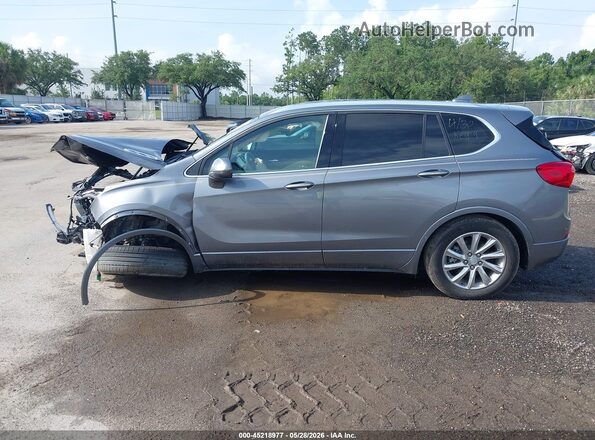 LRBFXCSA1KD118937 2019 BUICK ENVISION Gray Вид задньої частини салону