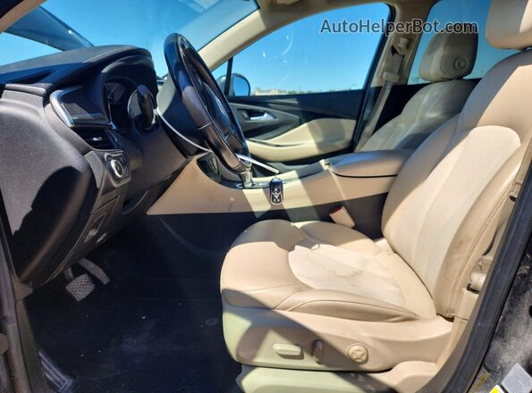 LRBFXCSA5JD004776 2018 BUICK ENVISION Black Widok wnętrza z przodu