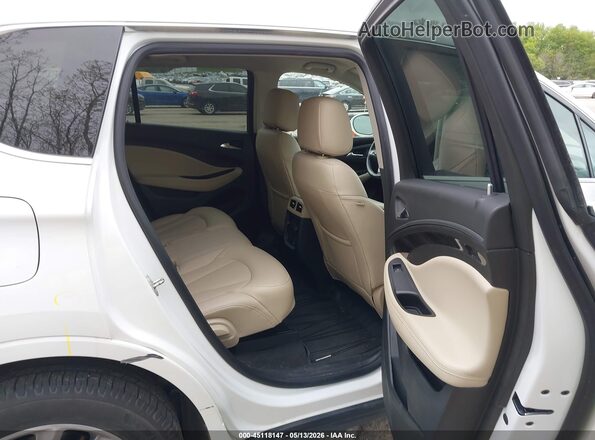 LRBFXCSA6KD012354 2019 BUICK ENVISION White VIN sticker view