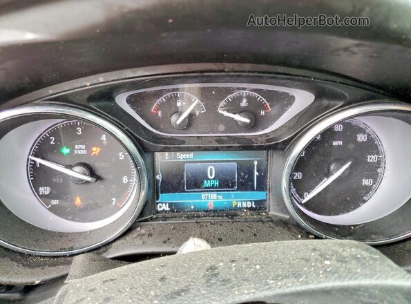 LRBFXCSA6LD157296 2020 BUICK ENVISION White Instrument cluster view