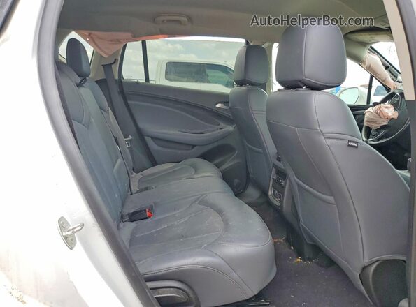 LRBFXCSA6LD157296 2020 BUICK ENVISION White Rear seats view