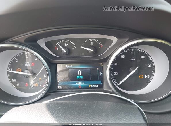 LRBFXCSA8LD017122 2020 BUICK ENVISION Белый Вид задних сидений