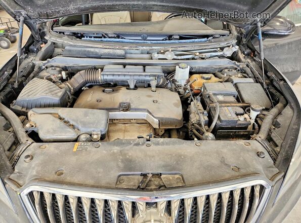 LRBFXDSA2HD115947 2017 BUICK ENVISION Black Engine compartment view