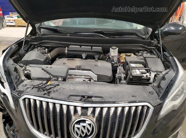 LRBFXDSA6HD160700 2017 BUICK ENVISION Black Engine compartment view