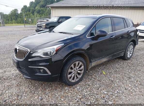 LRBFXDSAXHD069610 2017 BUICK ENVISION Black Przód lewy