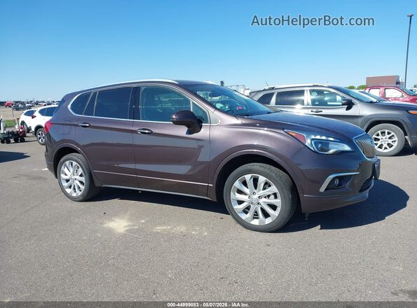 LRBFXESX8GD156091 2016 BUICK ENVISION Purple Rear interior view