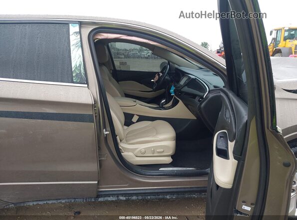 LRBFXFSX3GD188162 2016 BUICK ENVISION Brown Front interior view