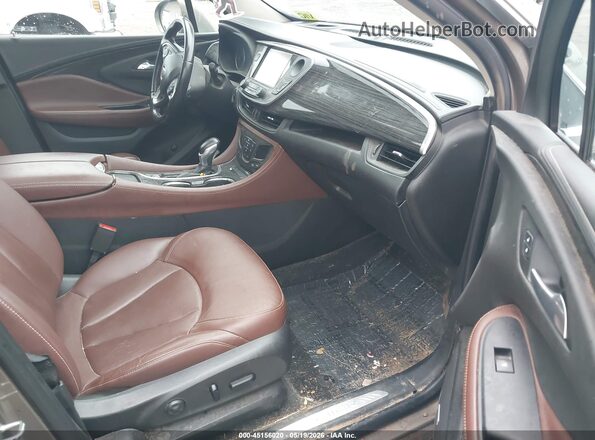 LRBFXFSX5HD101198 2017 BUICK ENVISION Brown წინა სალონის ხედი
