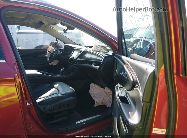 LRBFXFSX6GD177611 2016 BUICK ENVISION Red Front interior view