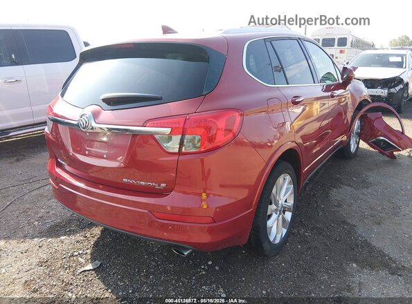 LRBFXFSX6GD177611 2016 BUICK ENVISION Red Rear right