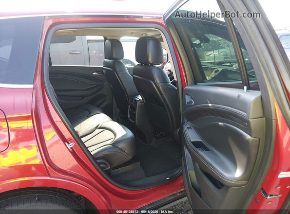 LRBFXFSX6GD177611 2016 BUICK ENVISION Red VIN sticker view